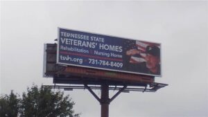 Jackson TN Billboard for the Tennessee State Veterans Home